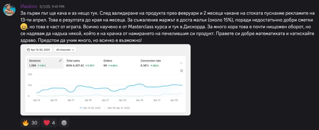 Резултат на ученик